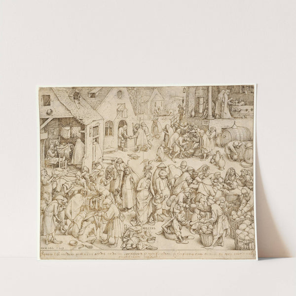 Caritas (Charity) (1559) by Pieter Bruegel The Elder