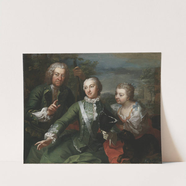 Carl Gustaf Tessin, Ulla Sparre af Sundby samt Brita Stina Sparre by Martin van Meytens