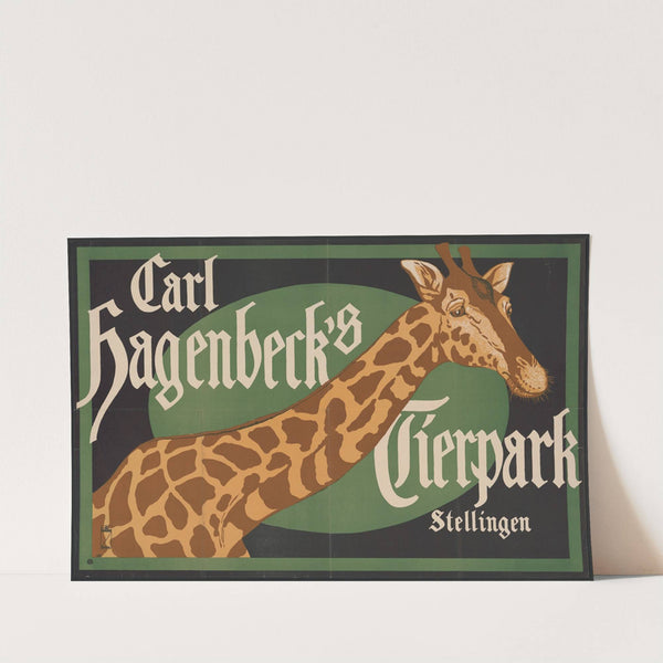 Carl Hagenbeck’s Tierpark stelligen (1916) by Adolf Friedländer Lith.