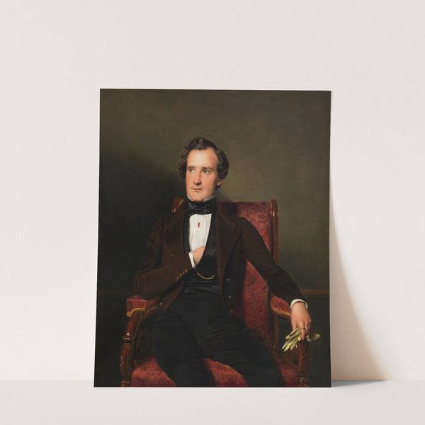 Carl Wilhelm Lucas (1803-1857), Hofschauspieler am k.u.k. Burgtheater (1839) by Ferdinand Georg Waldmüller