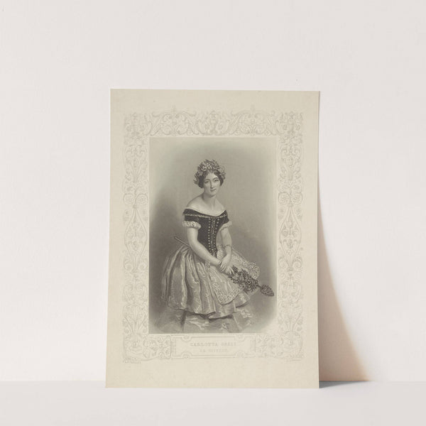 Carlotta Grisi. La Giselle (1844-1845) by Alfred Edward Chalon