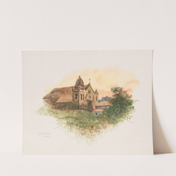 Carmel Mission, Monterey (1895) by Louis Kinney Harlow