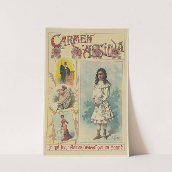 Carmen d’Assilva, le plus jeune auteur dramatique du monde (1903) by Imp. Paul Dupont