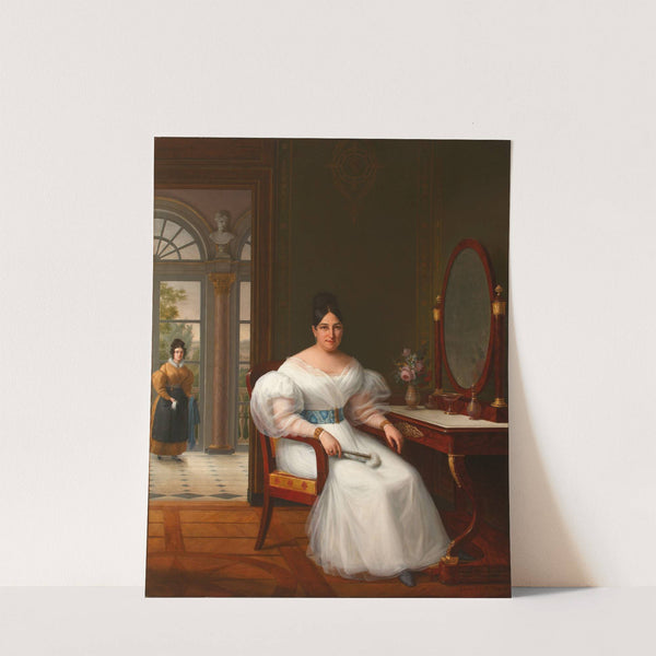Carmen Moreno, marquesa de las Marismas del Guadalquivir by Francisco Lacoma y Fontanet