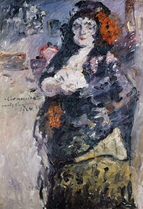 ‘Carmencita’, Portrait of Charlotte Berend-Corinth in Spanish Dress