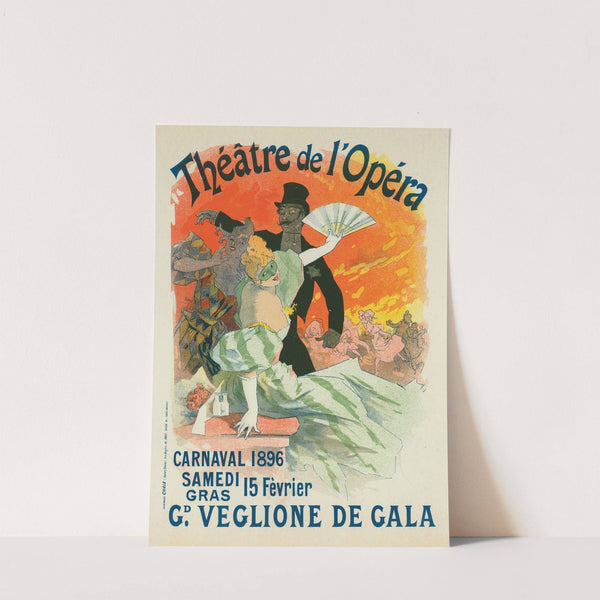Carnaval 1896. Grand Veglione De Gala (1896) by Jules Chéret