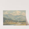 Carnedd Llewelyn and Carnedd David, Carnarvonshire, Seen Across the River Ogwen by John Warwick Smith