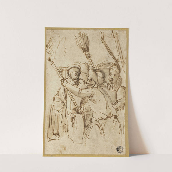 Carnival Figures by Antonio Carracci