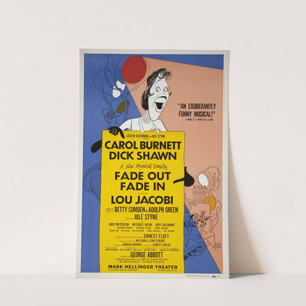 Carol Burnett, Dick Shawn … Fade out, fade in (1964) by Al Hirschfeld