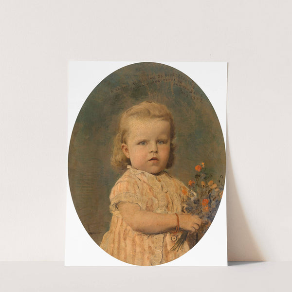 Carolina Amalia LeDelier, daughter of Valentine De Give - leDelier by Jan van Beers