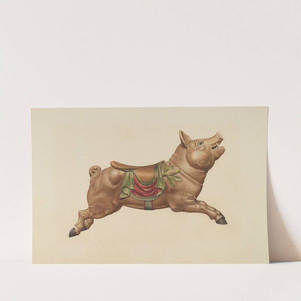 Carousel Pig by Henry Tomaszewski