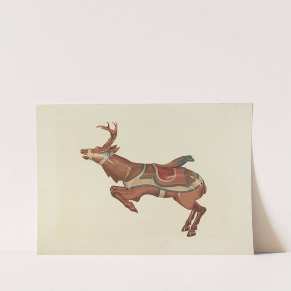 Carousel Reindeer by Michael Riccitelli