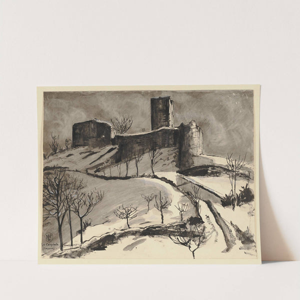 Carpineti castle near Canossa by Hermann Lismann
