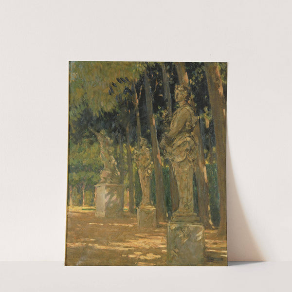 Carrefour at the End of the Tapis Vert, Versailles by James Carroll Beckwith