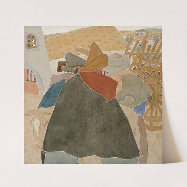 Carreteros (1917) by Rafael Barradas