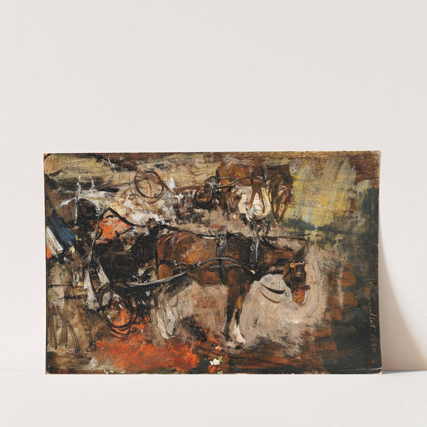 Carriage Horse, Avenue Trudaine, Paris, 14 July 1880 by Giovanni Boldini