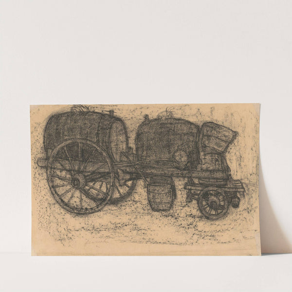 Cart of a sewage tanker driver by Constant Permeke