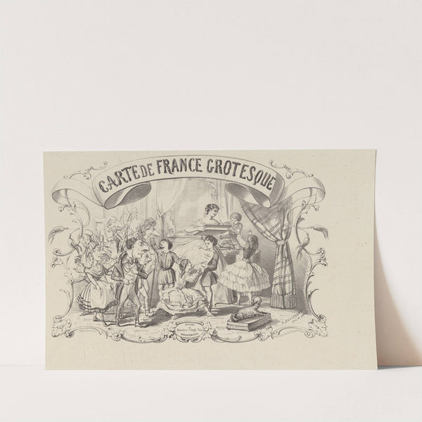 Carte de France instructive et amusante divisée en Quatrevingt six Départements (1856) by Achille Belloguet