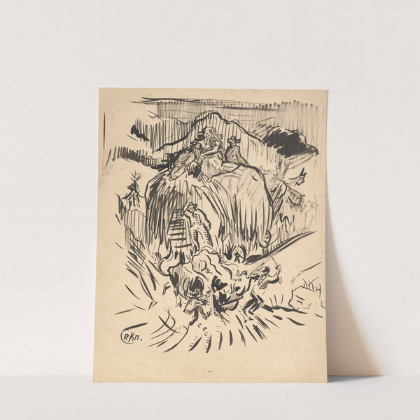 Carting Grain by Arnold Peter Weisz-Kubínčan