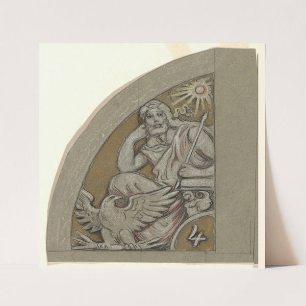 Cartoon for Mars by Elihu Vedder