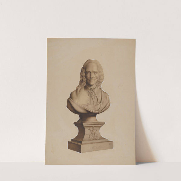 Carved Bust of Voltaire by Joseph Goldberg