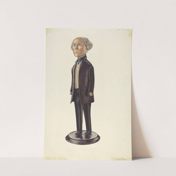 Carved Figure (Possibly a Tailor's Shop Sign) by Frank McEntee