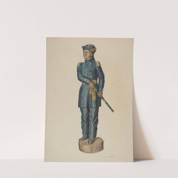 Carved Figure by Raymond Chard