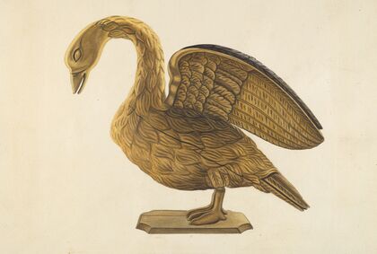 Carved Goose