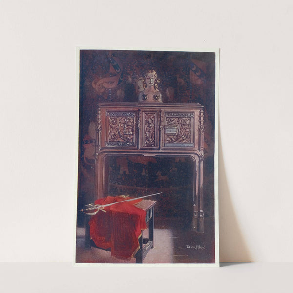 Carved oak dressoir-Louis XII. In the Musée Cluny, Paris. by Edwin Foley