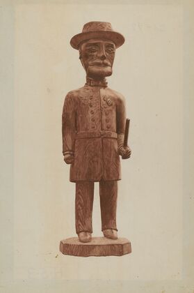 Carved Policeman