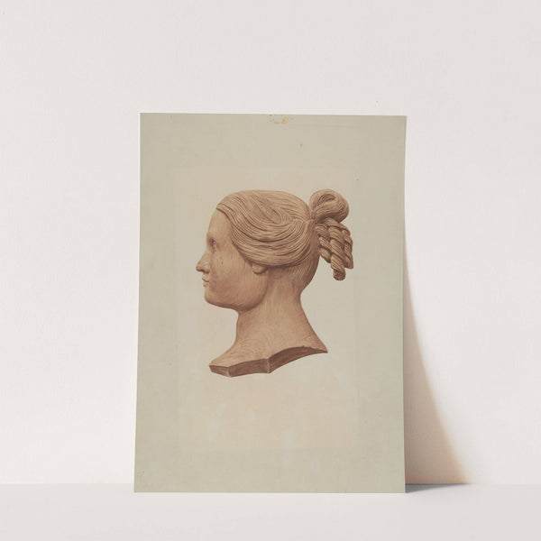 Carved Silhouette of a Woman by Rosamond P. Gray