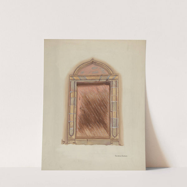 Carved Stone Doorway, Mission San Carlos Borromeo by Gordena Jackson