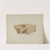 Carved Stone was Basin by Rose Campbell-Gerke