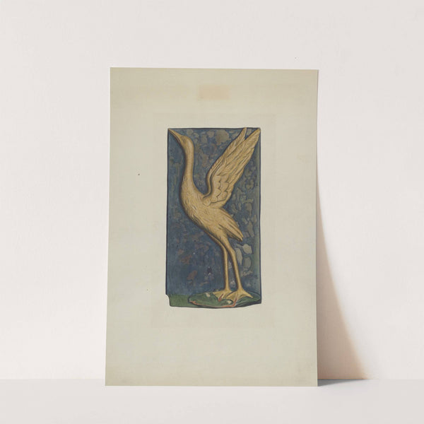 Carved Stork by Betty Fuerst