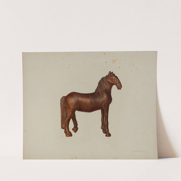 Carved Toy Horse (1935-1942) by Hester Duany