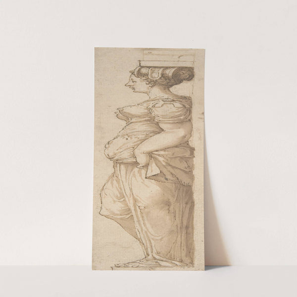 Caryatid Facing Left by Pirro Ligorio