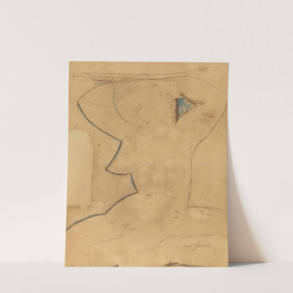 Caryatide au Sein Pointu (Caryatid with Pointed Breast) (ca. 1913–14) by Amedeo Modigliani