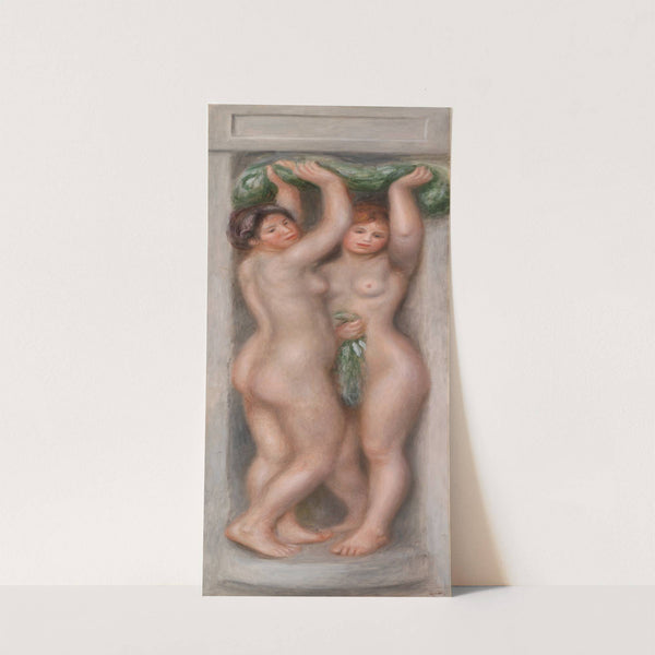 Caryatids (Cariatides); also called Deux baigneuses (panneau décoratif) by Pierre-Auguste Renoir