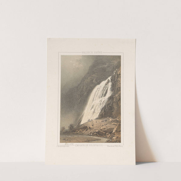 Cascade de Pissevache by Jean Jacottet