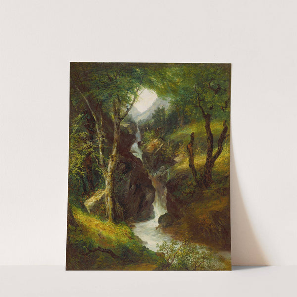 Cascade in the Forest by John Frederick Kensett