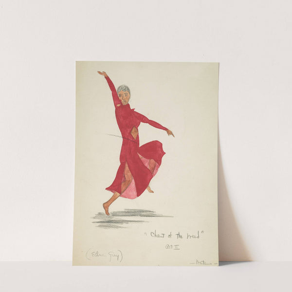 Case of Philip Lawrence: Edna Guy red dress with cutouts (1934-1943) by Perry Watkins