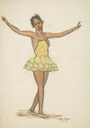 Case of Philip Lawrence: Halter neck ballet dress and slippers (1934-1943)
