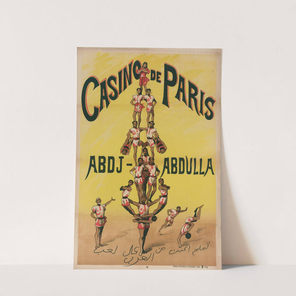 Casino De Paris Abdj – Abdulla (1885) by Alfred Choubrac