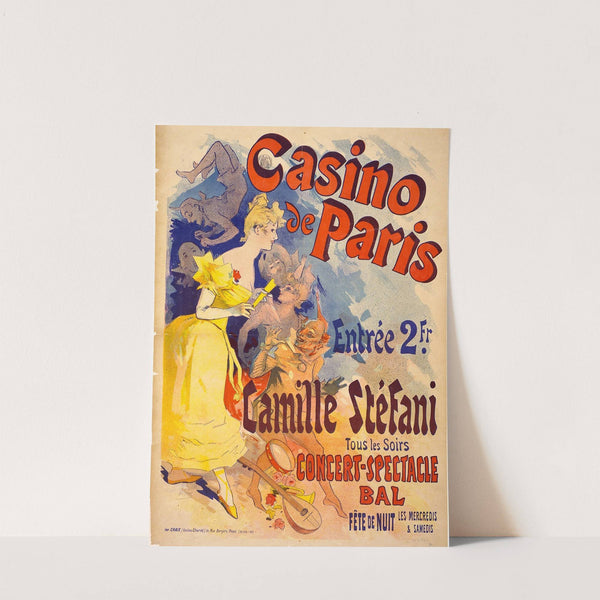 Casino of Paris. Camille Stéfani. Concert-spectacle bal (1836-1932) by Jules Chéret
