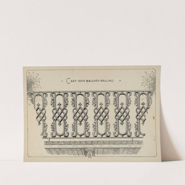 Cast Iron Balcony Rail by Ray Price