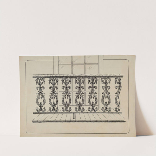 Cast Iron Balcony Rail by Ray Price