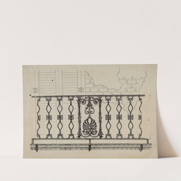Cast Iron Balcony Rail by Ray Price