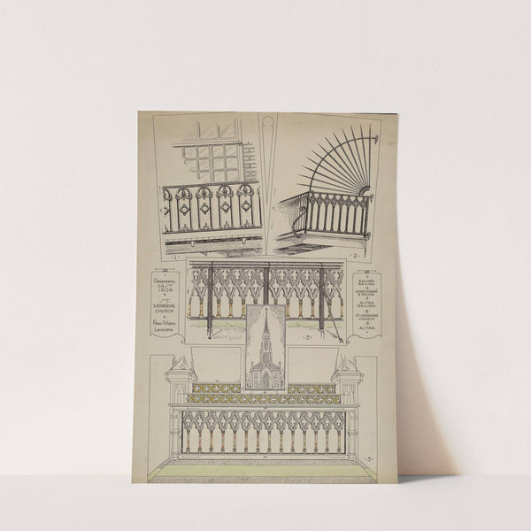 Cast Iron Balcony Rail (c. 1936) by Thomas Byrne