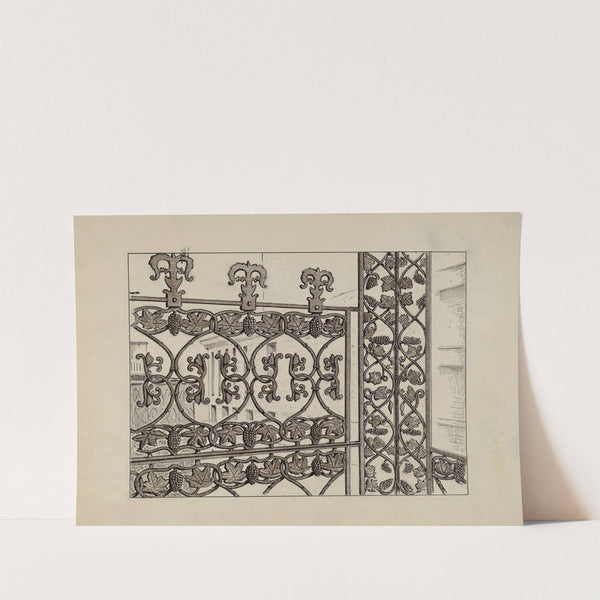 Cast Iron Balcony Rail by Al Curry