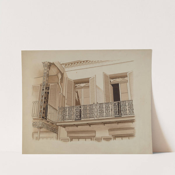 Cast Iron Balcony Rail by Joseph L. Boyd